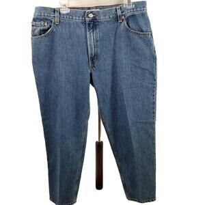 Levi's 550 Relaxed Tapered Blue Denim Vintage Hi Rise Jeans 18 S